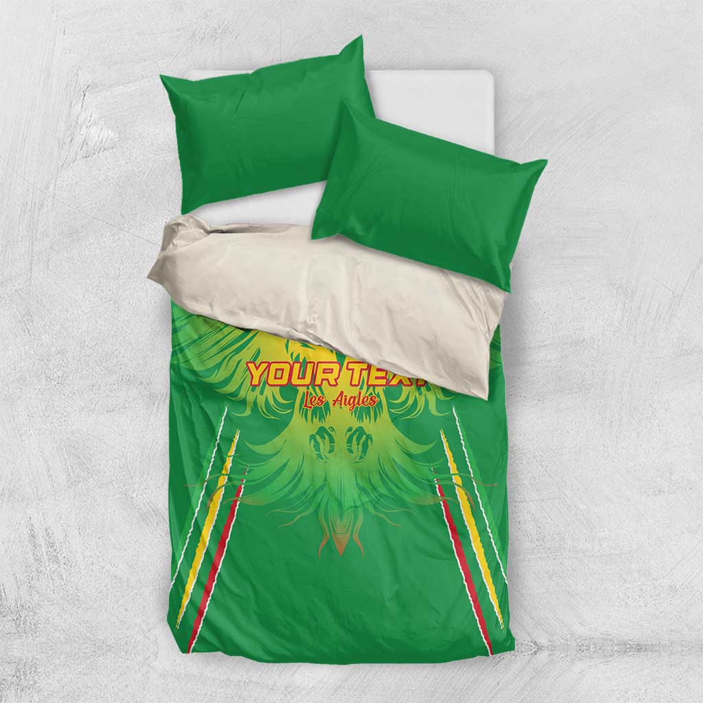 Mali Football Custom Bedding Set Go Eagles - Green Color