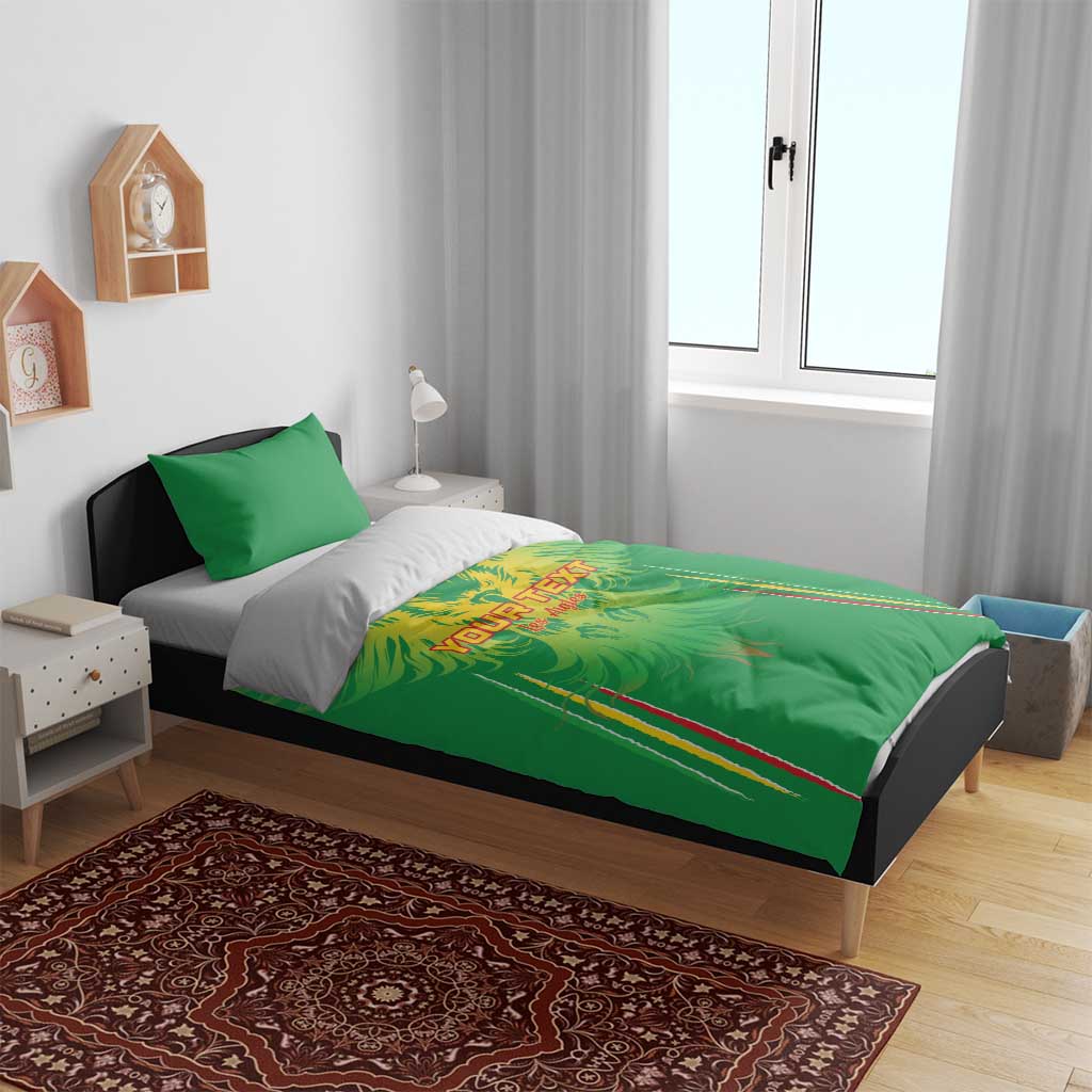 Mali Football Custom Bedding Set Go Eagles - Green Color