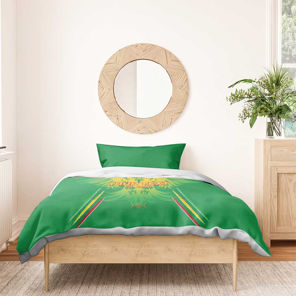 Mali Football Custom Bedding Set Go Eagles - Green Color