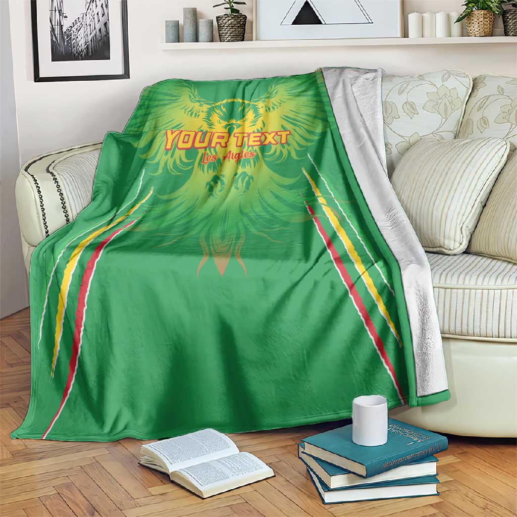 Mali Football Custom Blanket Go Eagles - Green Color