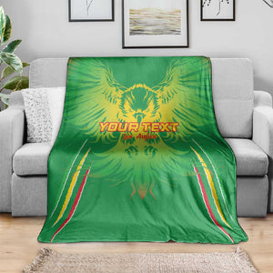 Mali Football Custom Blanket Go Eagles - Green Color