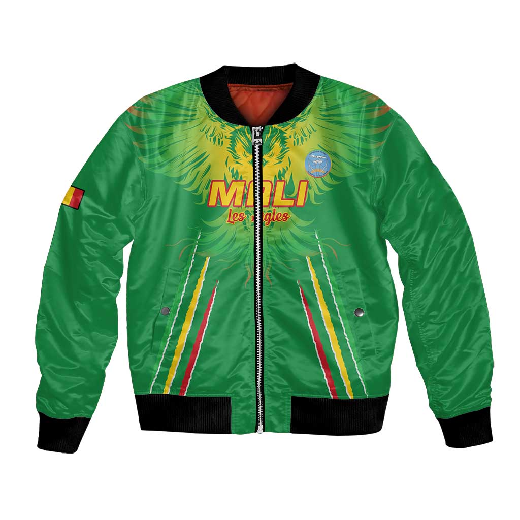 Mali Football Custom Bomber Jacket Go Eagles - Green Color