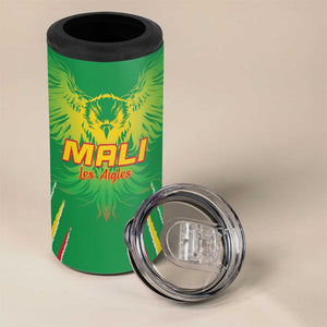 Mali Football Custom 4 in 1 Can Cooler Tumbler Go Eagles - Green Color