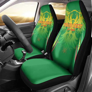 Mali Football Custom Car Seat Cover Go Eagles - Green Color