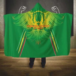 Mali Football Custom Hooded Blanket Go Eagles - Green Color