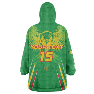 Mali Football Custom Kid Wearable Blanket Hoodie Go Eagles - Green Color