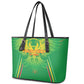 Mali Football Custom Leather Tote Bag Go Eagles - Green Color