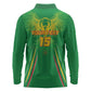 Mali Football Custom Long Sleeve Polo Shirt Go Eagles - Green Color