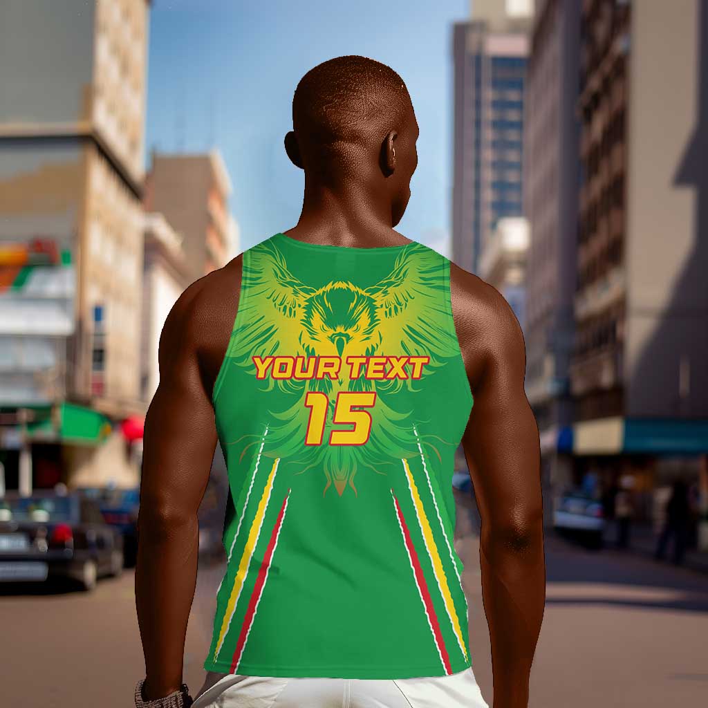 Mali Football Custom Men Tank Top Go Eagles - Green Color