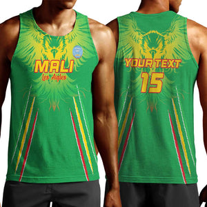 Mali Football Custom Men Tank Top Go Eagles - Green Color