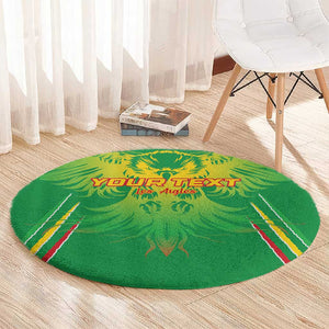 Mali Football Custom Round Carpet Go Eagles - Green Color