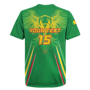 Mali Football Custom Rugby Jersey Go Eagles - Green Color