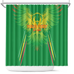 Mali Football Custom Shower Curtain Go Eagles - Green Color