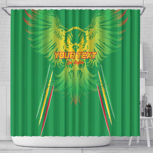 Mali Football Custom Shower Curtain Go Eagles - Green Color