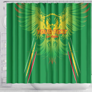 Mali Football Custom Shower Curtain Go Eagles - Green Color