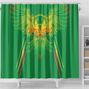 Mali Football Custom Shower Curtain Go Eagles - Green Color