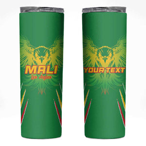 Mali Football Custom Skinny Tumbler Go Eagles - Green Color