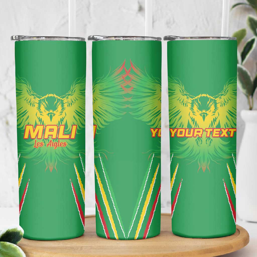 Mali Football Custom Skinny Tumbler Go Eagles - Green Color