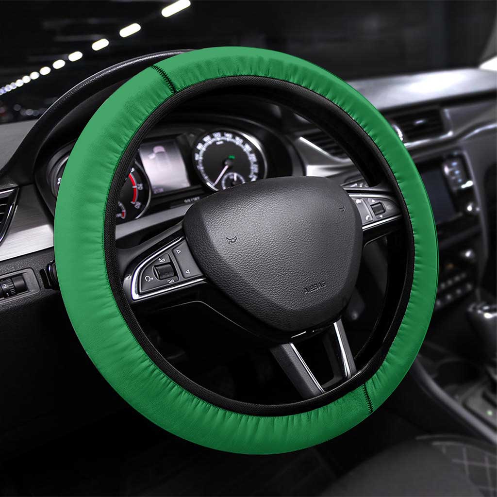 Mali Football Steering Wheel Cover Go Eagles - Green Color