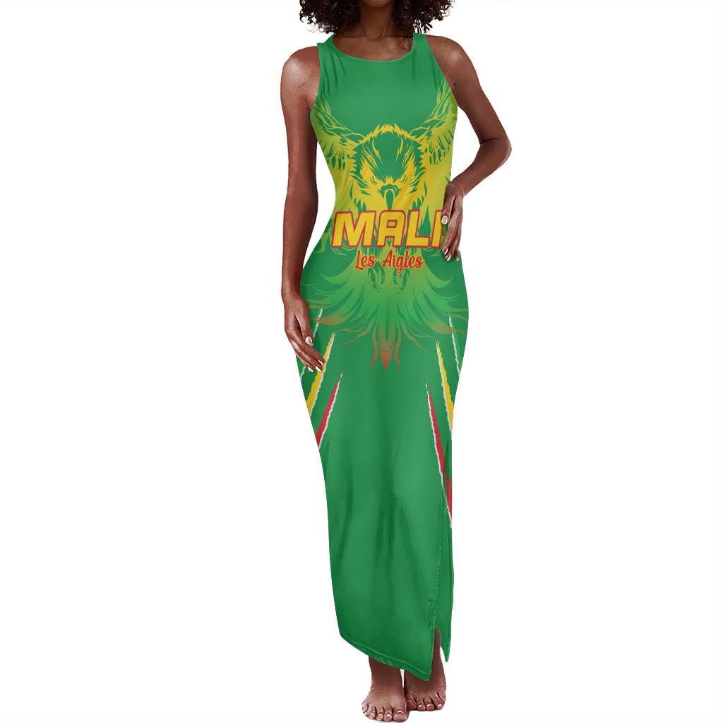 Mali Football Custom Tank Maxi Dress Go Eagles - Green Color