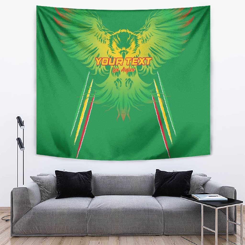 Mali Football Custom Tapestry Go Eagles - Green Color