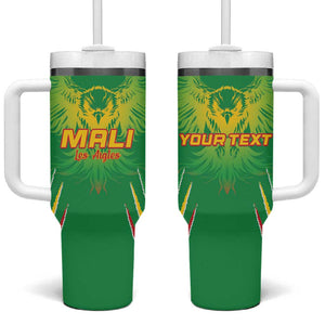 Mali Football Custom Tumbler With Handle Go Eagles - Green Color