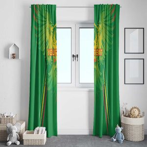 Mali Football Custom Window Curtain Go Eagles - Green Color