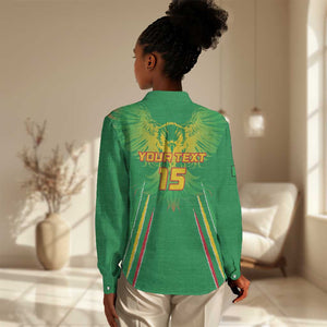 Mali Football Custom Women Casual Shirt Go Eagles - Green Color