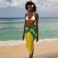 Custom Afro Cameroun Football Sarong Go Les Lions Indomptables