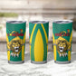 Custom Afro Cameroun Football Tumbler Cup Go Les Lions Indomptables