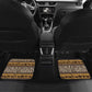 Leopards and Zebra Skins Car Mats Mix African Pattern