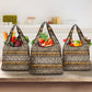 Leopards and Zebra Skins Grocery Bag Mix African Pattern