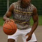 Leopards and Zebra Skins Sleeveless Hoodie Mix African Pattern - African Pride