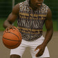 Leopards and Zebra Skins Sleeveless Zip Hoodie Mix African Pattern - African Pride