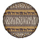 Leopards and Zebra Skins Spare Tire Cover Mix African Pattern