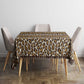 Leopards and Zebra Skins Tablecloth Mix African Pattern