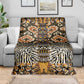 Wild Animal Skins Blanket African Tribal Pattern