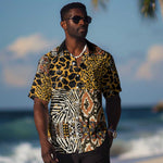 Wild Animal Skins Hawaiian Shirt African Tribal Pattern