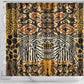 Wild Animal Skins Shower Curtain African Tribal Pattern