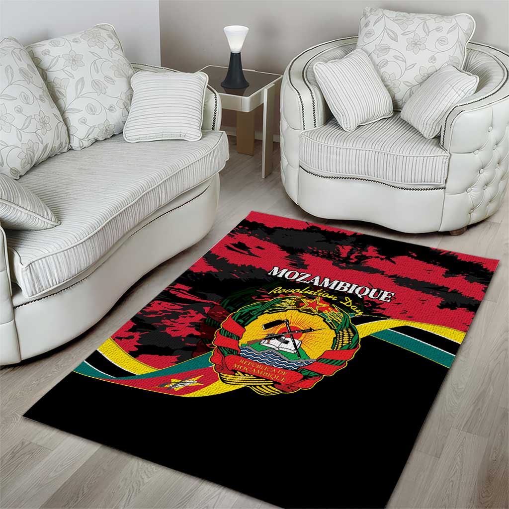 FRELIMO Mozambique Area Rug Happy Revolution Day - African Pride