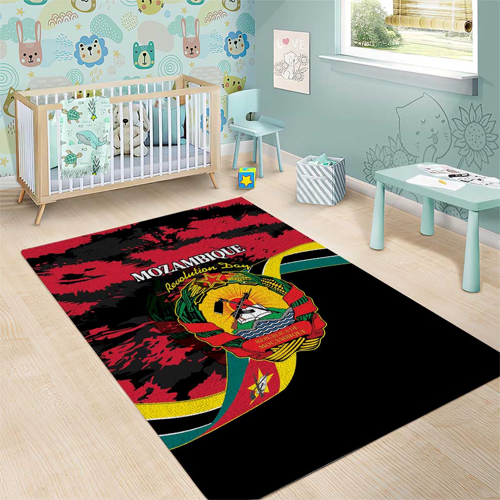 FRELIMO Mozambique Area Rug Happy Revolution Day - African Pride