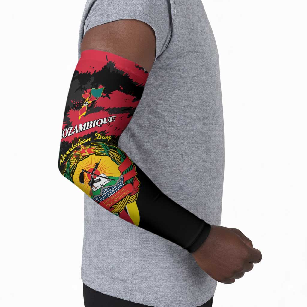Personalized Mozambique Revolution Day Arm Sleeves Coat Of Arms FRELIMO