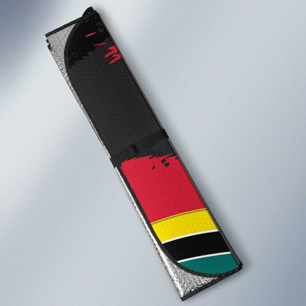 Mozambique Revolution Day Auto Sun Shade Coat Of Arms FRELIMO