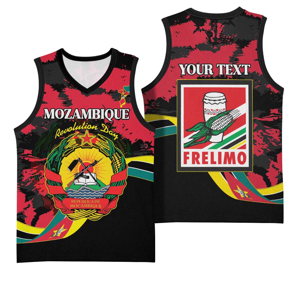 Personalized FRELIMO Mozambique Basketball Jersey Happy Revolution Day LT15