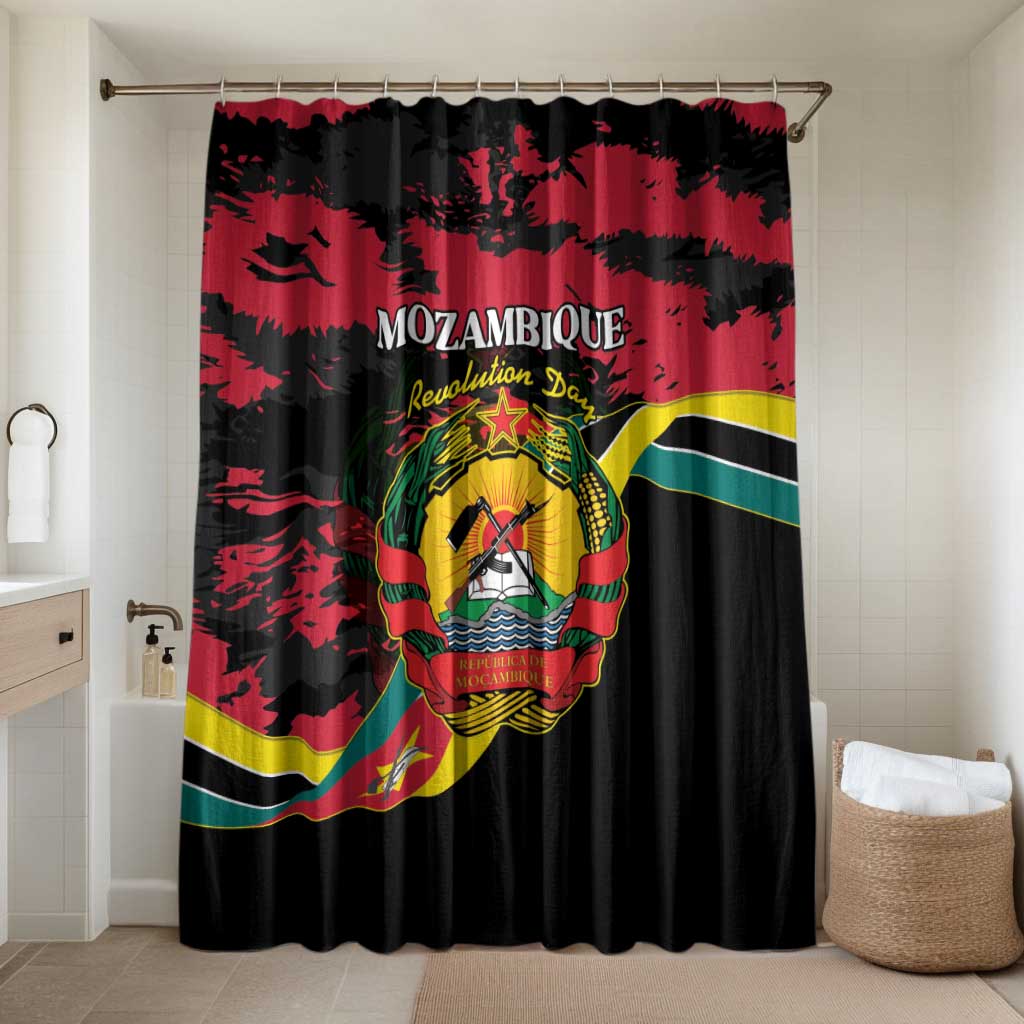 Mozambique Revolution Day Bathroom Set Coat Of Arms FRELIMO