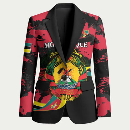 Personalized Mozambique Revolution Day Blazer Coat Of Arms FRELIMO