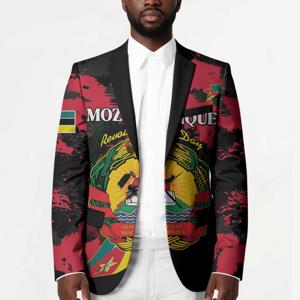 Personalized Mozambique Revolution Day Blazer Coat Of Arms FRELIMO