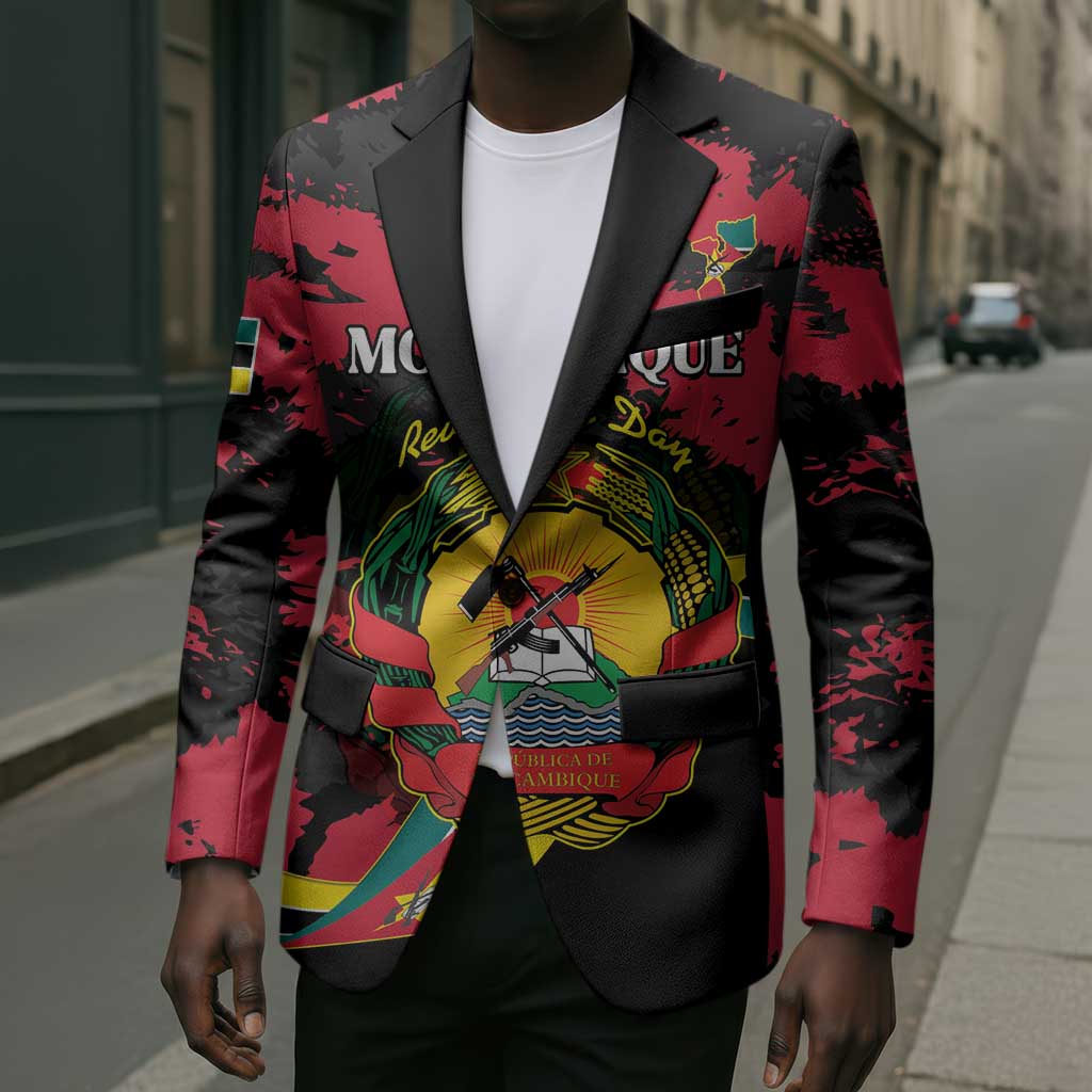 Personalized Mozambique Revolution Day Blazer Coat Of Arms FRELIMO