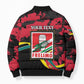 Personalized Mozambique Revolution Day Bomber Puffer Jacket Coat Of Arms FRELIMO
