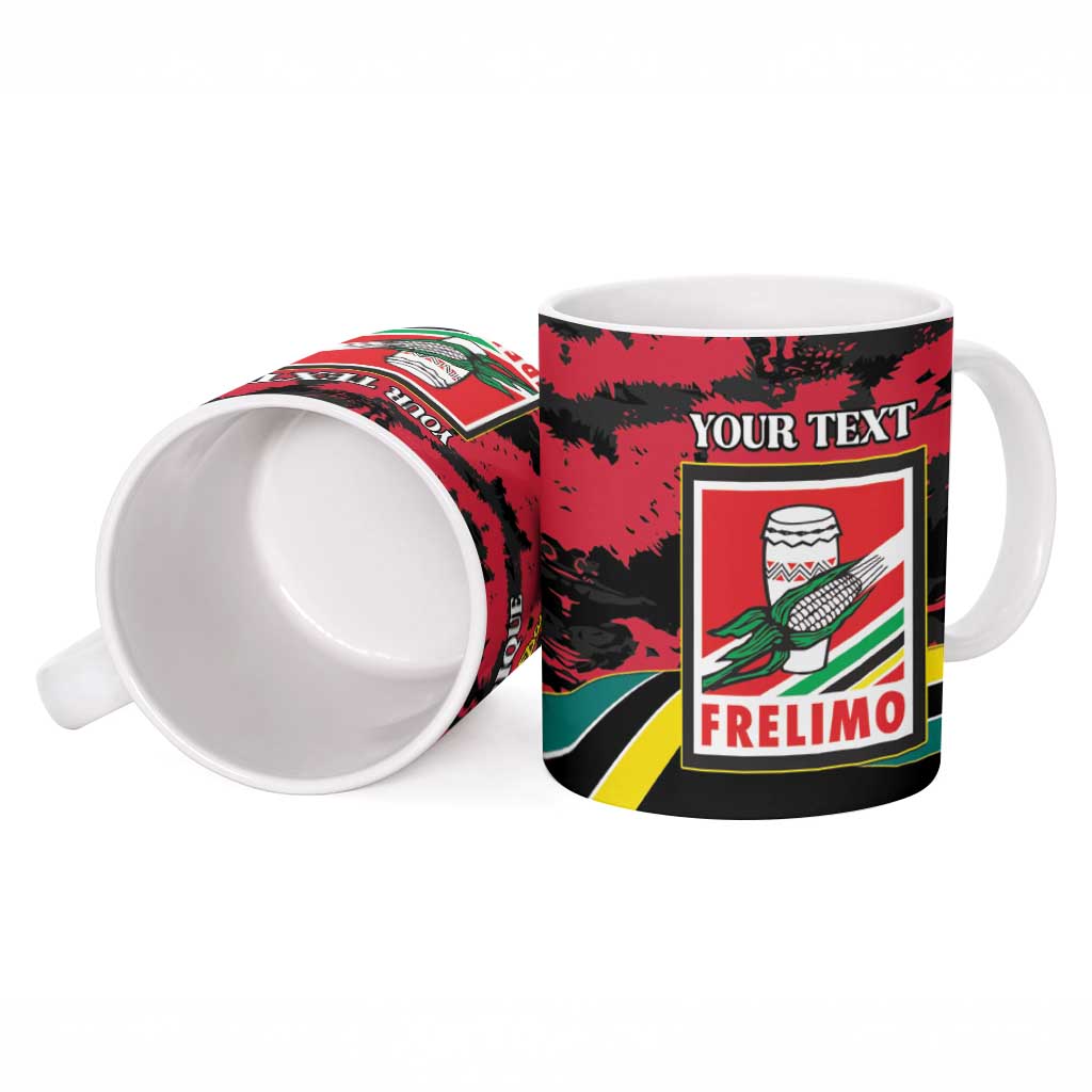 Personalized Mozambique Revolution Day Ceramic Mug Coat Of Arms FRELIMO